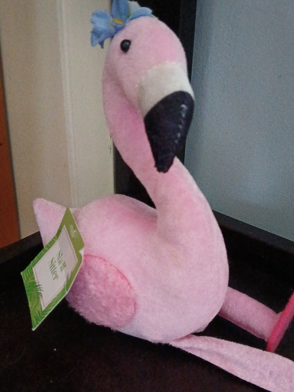Pink Plush Flamingo Bird Toy - Soft Stuffed Pet Playfriend